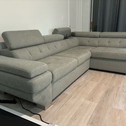 Sleeper Sofa ,  $800 El Dorado Furniture, Medium Gray Large size