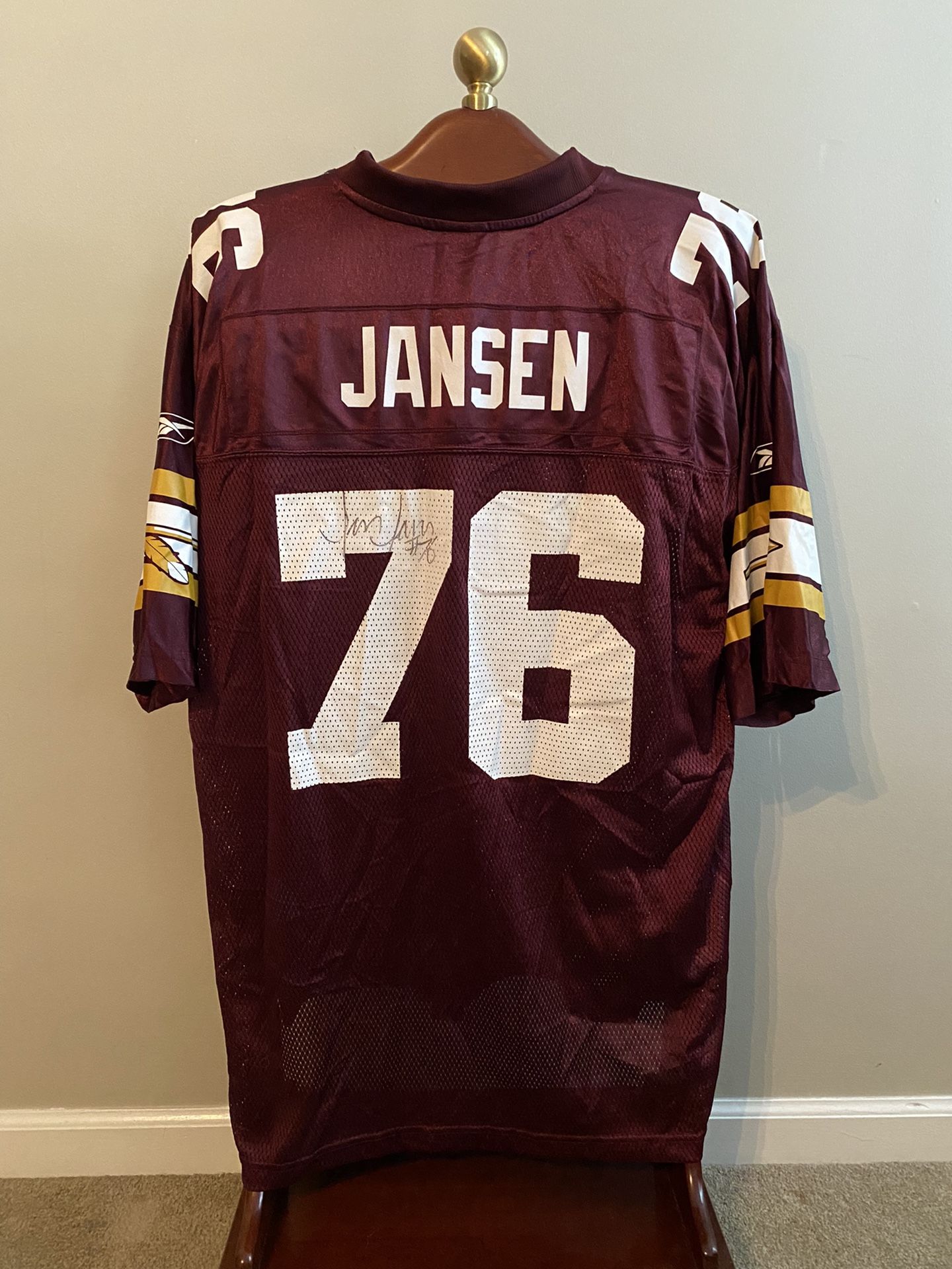 Autographed Redskins Jersey - Jon Jansen