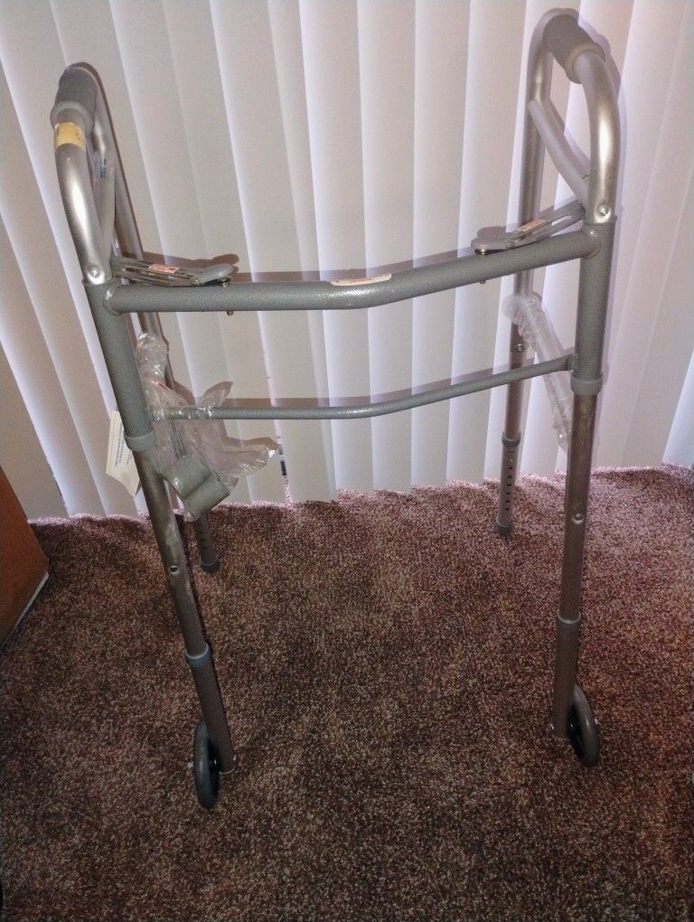 Guardian Easy Care Walker, adjustable height, foldable, light weight,