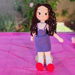 Muñeca Amigurumi Tejido A Crochet 