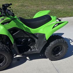 2021 Kawasaki KFX 90 – One Owner – Mint Condition