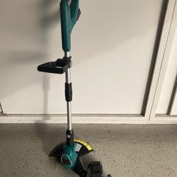 Battery powered line trimmer