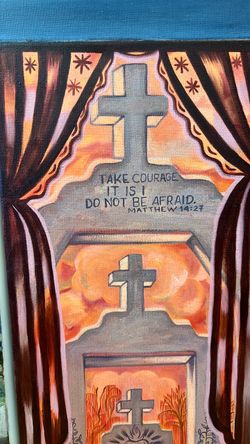 Original Oil Painting on Canvas 10”x20”