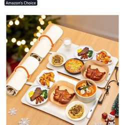 Warming Mat for Food, 2 Pack 48"x16"(Joined Size) Food Warming Mat, Electric Warming Tray for Buffet