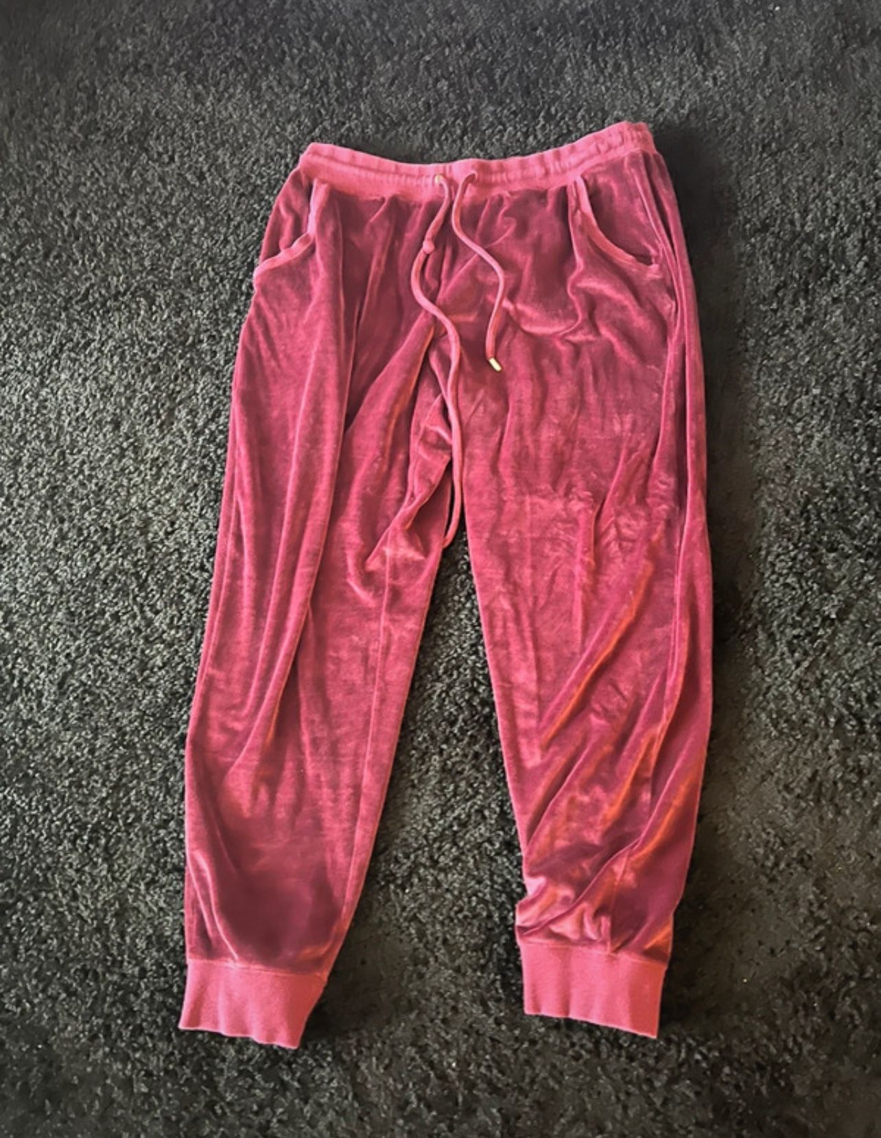 Michael Kors Velvet Burgundy Sweat Set Xl