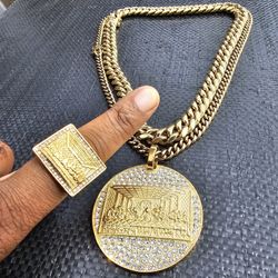 I Deliver I Ship 14k Gold Plated Chain Set