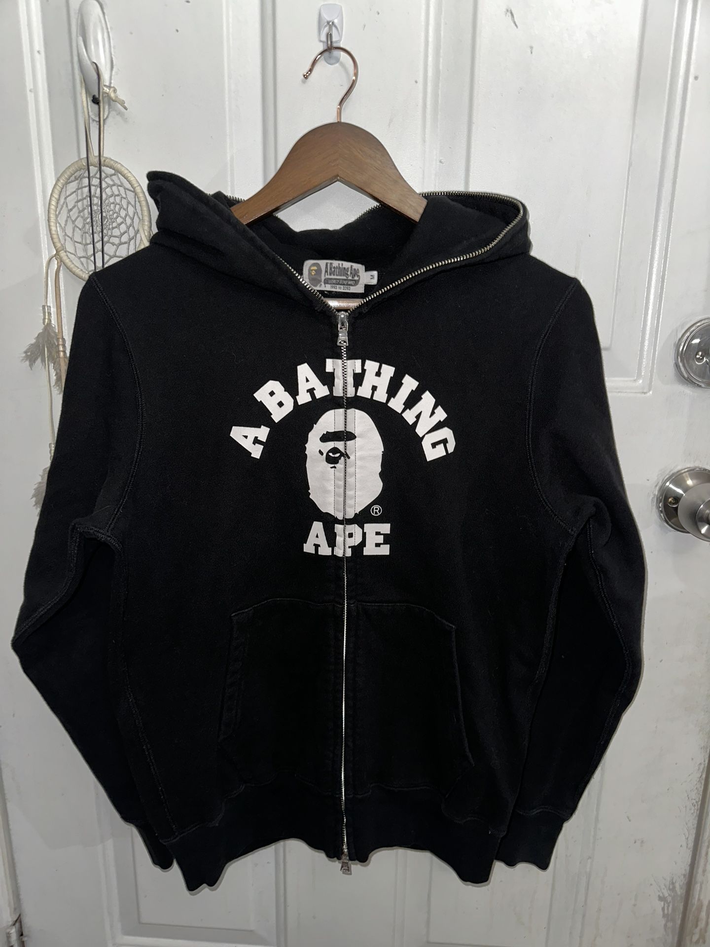 BAPE COLLEGE FULL ZIP HOODIE