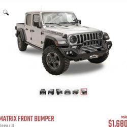 Jeep Wrangler Jl 18-24 Gladiator 20-24 Fab Fours Front Bumper Off-road 4x4 