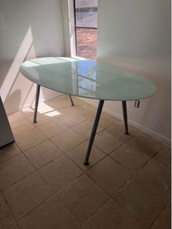 Glass office table