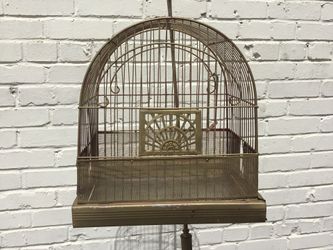 Antique bird cage