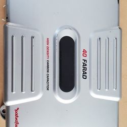 free box of Rockford Fosgate wire and  cap 