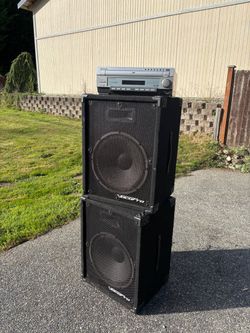 Speakers and disk changer