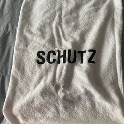 Schutz shoes heels sneakers dustbag white black 15" by 20’’