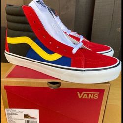Vans SK8-Hi Reissue Mens Shoes OTW Rally Chilipepper Lifestyle Sneakers Skate 