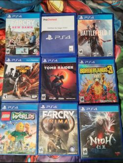 Ps4 games, $10 each