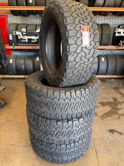 35X12.50R20 LT BF Goodrich Ko2 A/T  full tires set