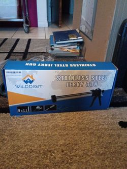 Stainless steel jerky gun