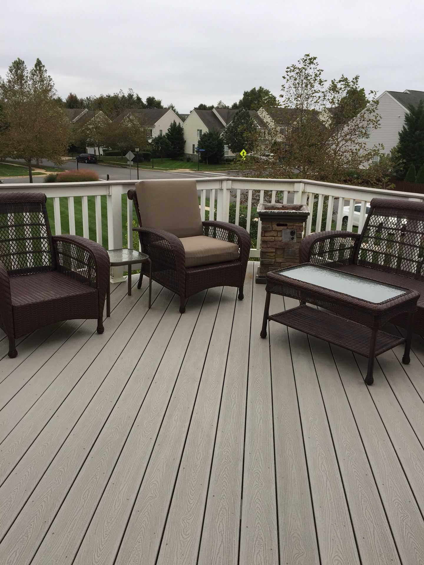 Wicker Patio furniture. Excellent condition. Moving Must Go!! As a set or separate