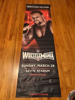 Wrestlemania 31 Undertaker Street Banner