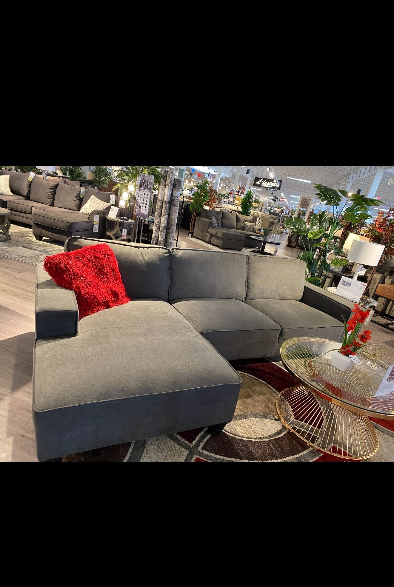 Gray Sectional Sofa