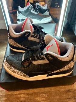 Air Jordan 3 Retro Black Cement Sneakers