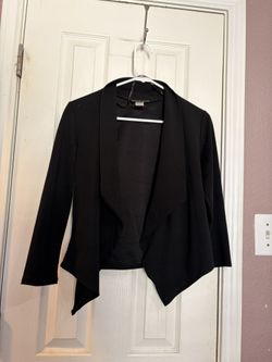 Michelle Lynn Open Black Blazer 