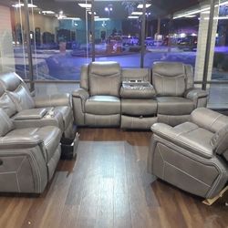 New Recliner Sofa And Loveseat