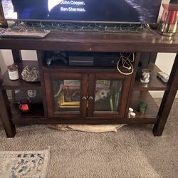 Heavy Duty Wooden Tv Stand 