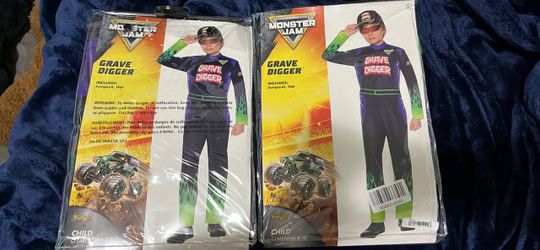 Monster Jam Grave Digger Kids Costume