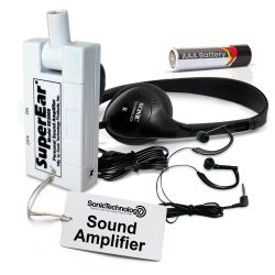 SuperEar Model SE5000 (PSAP) For Seniors - Hearing Amplifiers For Seniors, Super Ear Personal Sound Amplifier, Sound Amplifier Listening Device And Au