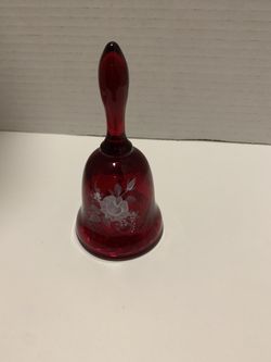 Hand Painted Fenton Bell