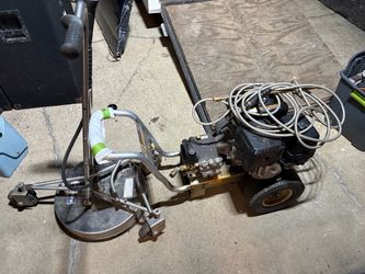 Mi-T-M CBA-4004-1MAH Aluminum Belt Drive Pressure Washer – 4000 PSI with Surface Cleaner