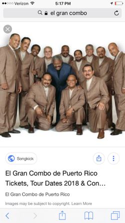 Tickets for El Gran Combo