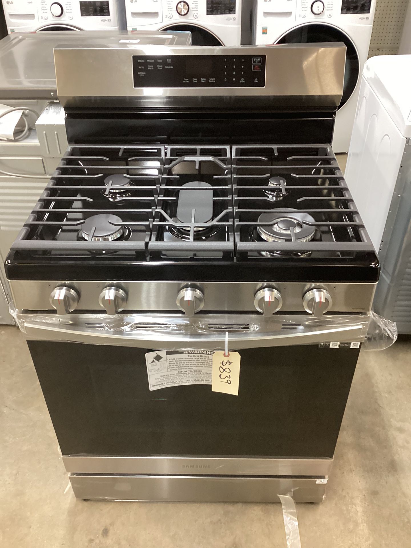 New Scratch And Dent 5 Burner Gas Stove 