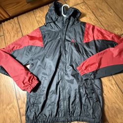 NIKE Jordan Essential Woven Jacket,Nylon, Black Small on tag  Very good condition