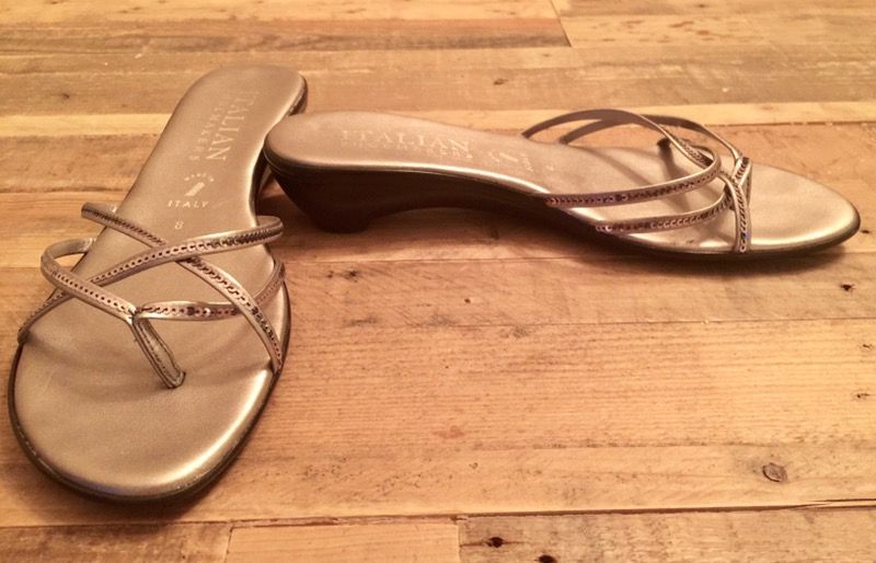 Italian Shoemakers Silver - size 8