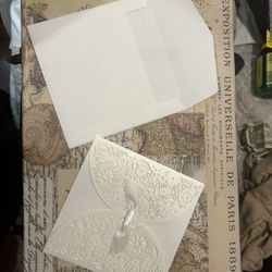 Invitations Laser Cut 80 Pcs