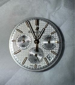 Custom White chronograph dial