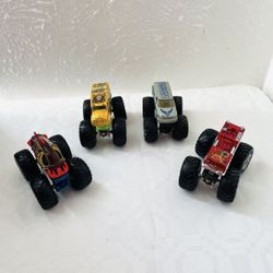 Monster Trucks Lot Of 4