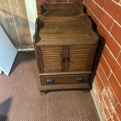 Solid Wood Nightstands/Side Tables-Set of 2