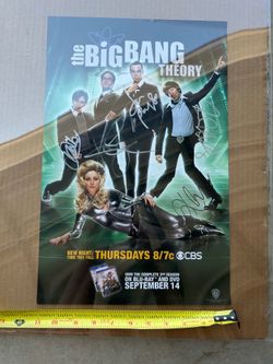 Autographed Signed The Big Bank Theory San Diego Comic Con Cast Signed