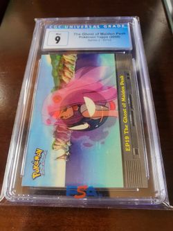 Pokemon TV Animation Series 2 The Ghost of Maiden Peak #EP19 CGC 9 Mint