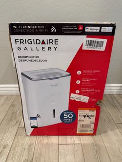FRIGIDAIRE WiFi Dehumidifier, 50-pint, NIB