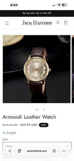 Armondi Leather Watch