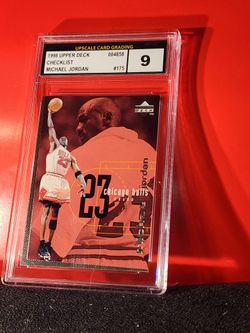 1997 Upper Deck #175 Michael Jordan Checklist UCG 9 Mint