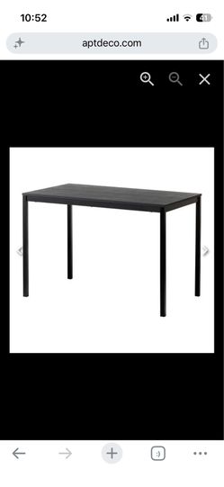 Discontinued Black IKEA TÄRENDÖ table