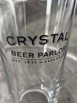 Crystal Beer Parlor ~Savannah Georgia ~Pint Glass  