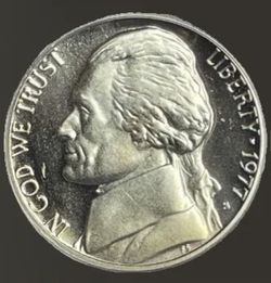 1977 S Proof USA Nickel