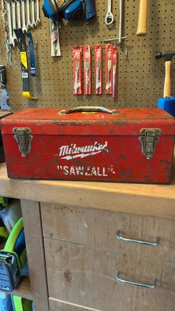 Vintage Milwaukee Sawzall and Toolbox
