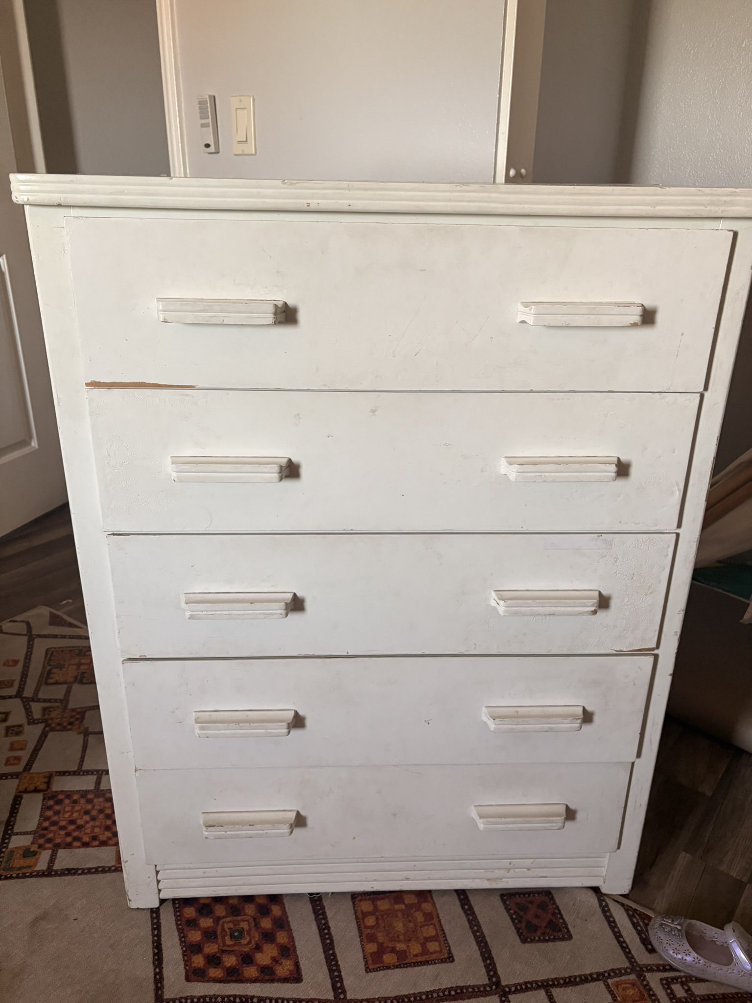 White dresser